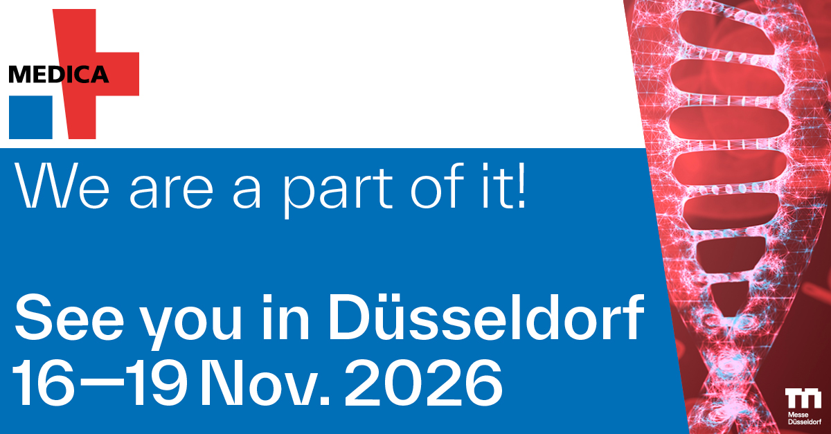 MEDICA 2026, 16 to 19 November, D&uuml;sseldorf