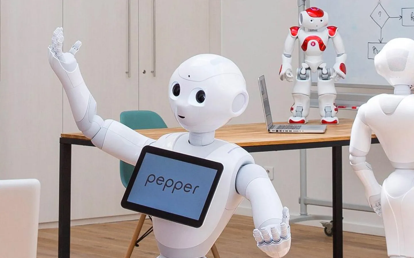 Pepper, the social robot made  for secondary school