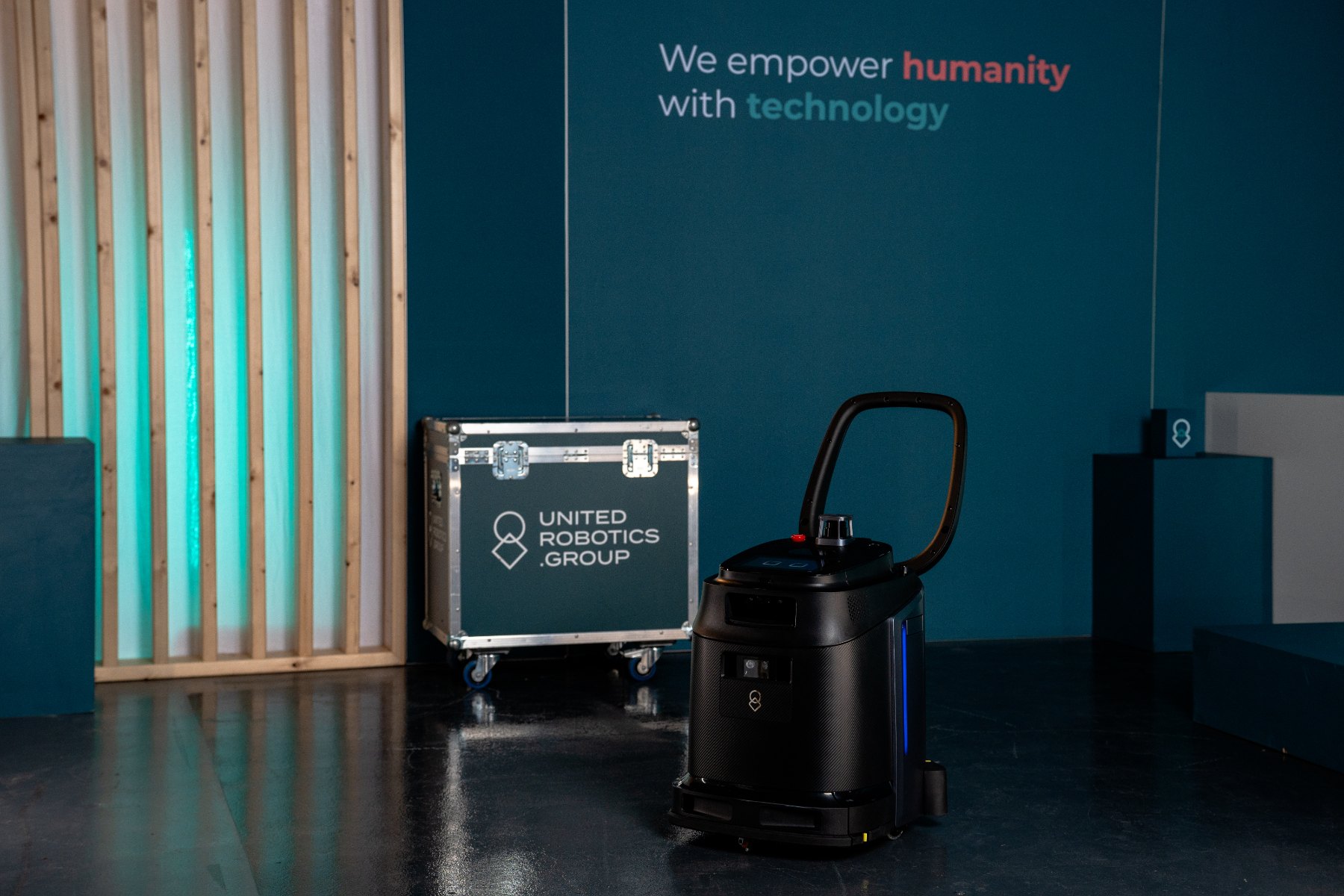 uClean, cleaning robot for commercial floor space.