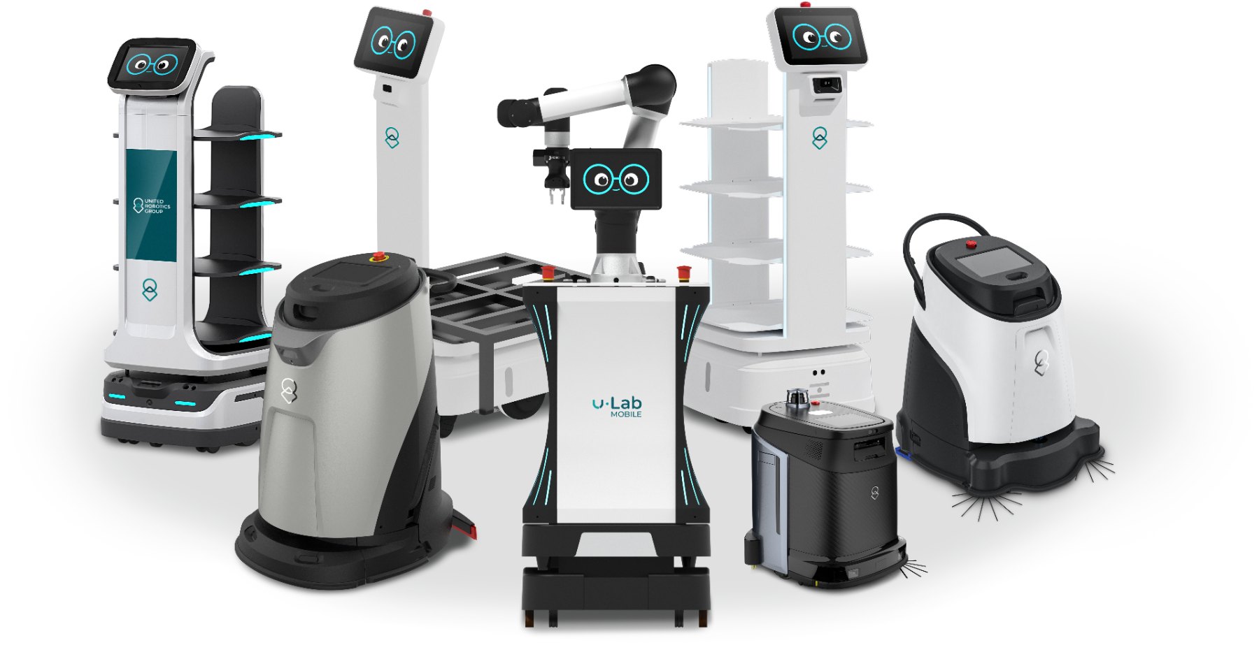 The United Robotics Group robot portfolio at a glance.