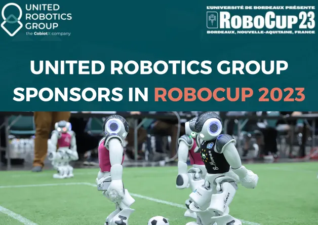 United Robotics Group sponsors in RoboCup 2023, participates in NAIA.R conference on AI's role in robotics, hosted in Bordeaux. 