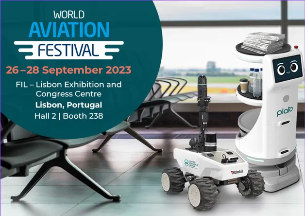 United Robotics Group to participate at 2023 World Aviation Festival, present robotic solutions for airport hospitality