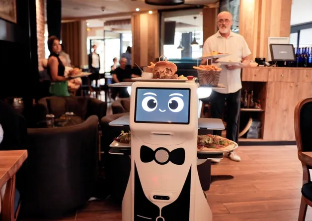 Robot Servers in the Hospitality Sector 